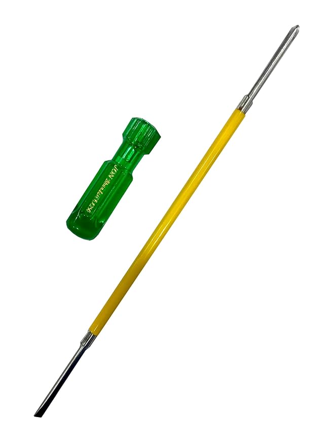 Reversible Long handle screwdriver