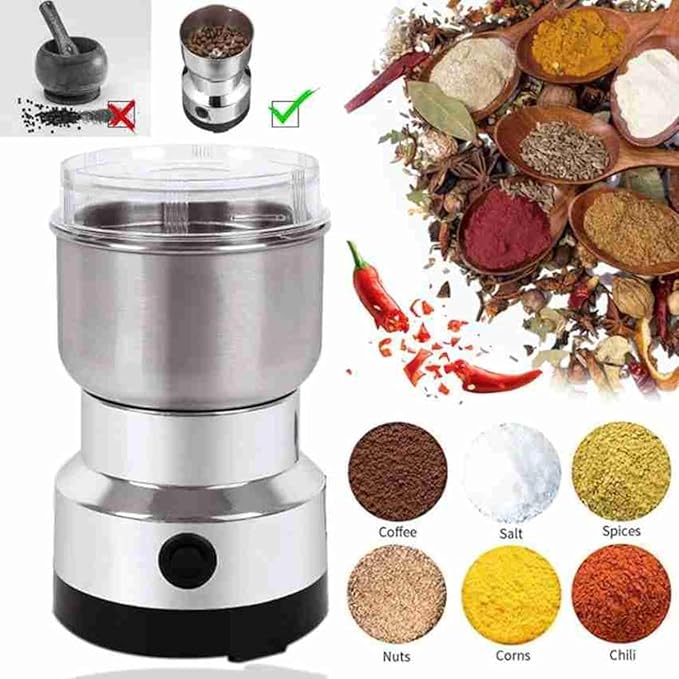 Nima Mini Electric Mixer Grinder - Stainless Steel