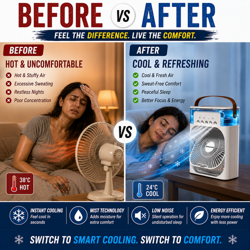 Portable Air Cooler Fan - 50% Off