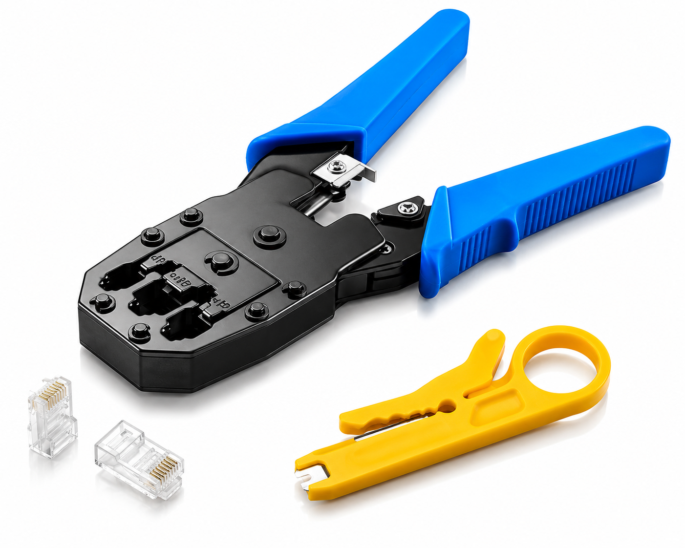 3-in-1 Network Crimping Tool Kit for RJ45 RJ11 RJ12 Connectors